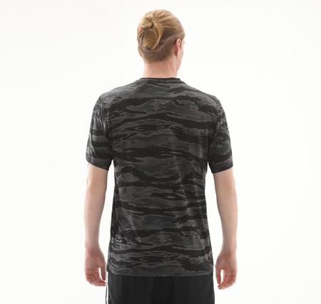 adidas Camo Aop Tee Erkek T-Shirt Antrasit