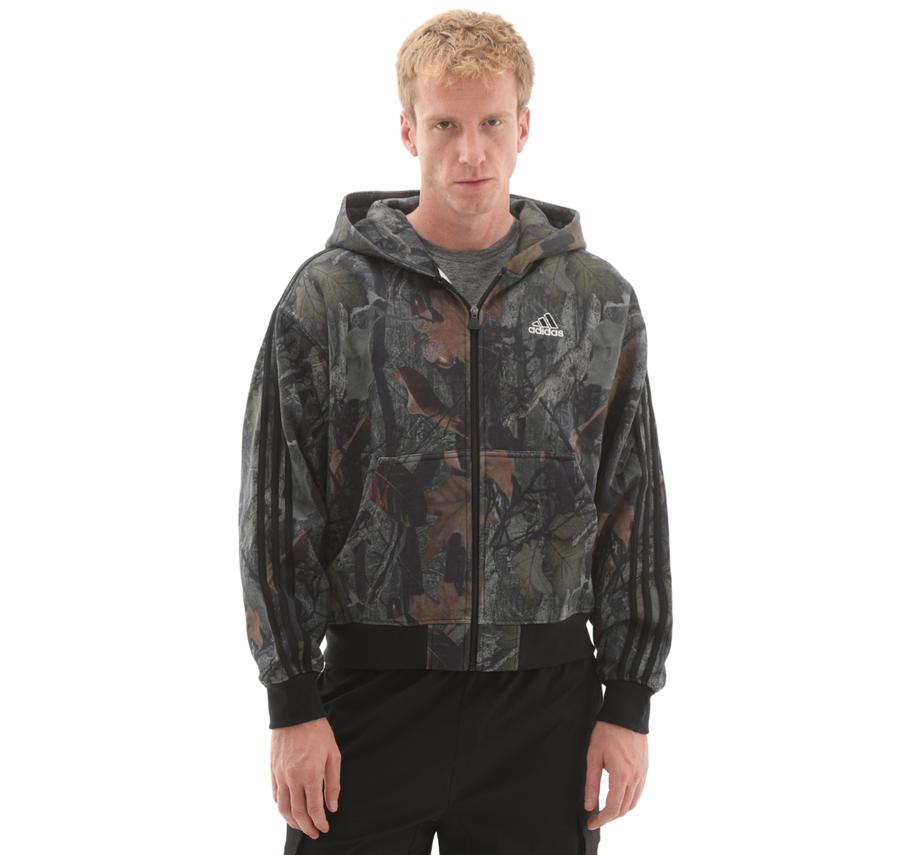 adidas Camo Fz Erkek Ceket Siyah adidas Camo Fz Erkek Ceket Siyah