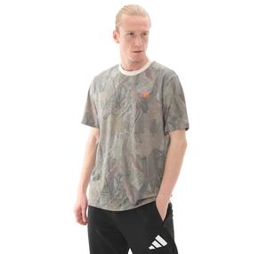 adidas Camo Tee Erkek T-Shirt Bej
