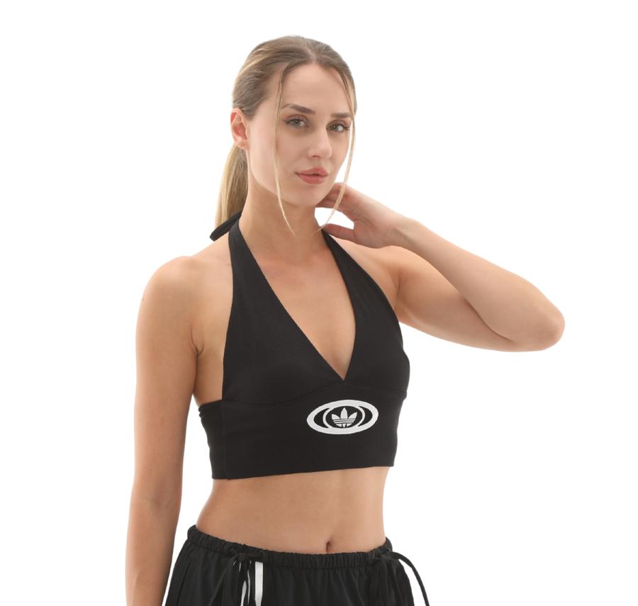 adidas Campus V Top Kadın T-Shirt Siyah adidas Campus V Top Kadın T-Shirt Siyah