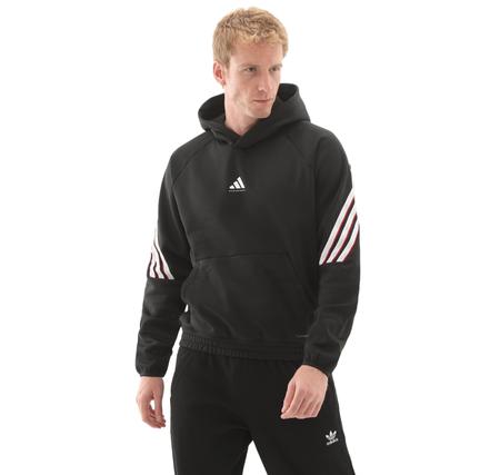 adidas Crazywarm Hoody Erkek Sweatshirt Siyah