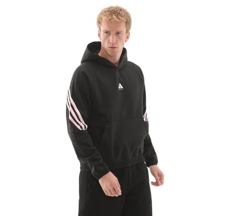adidas Crazywarm Hoody Erkek Sweatshirt Siyah