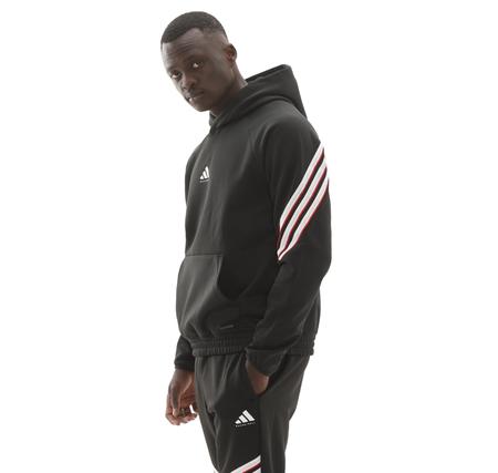 adidas Crazywarm Hoody Erkek Sweatshirt Siyah