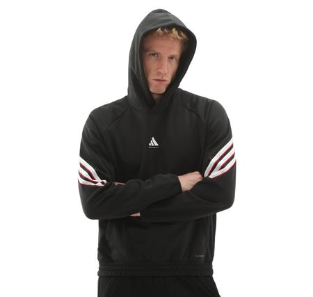 adidas Crazywarm Hoody Erkek Sweatshirt Siyah