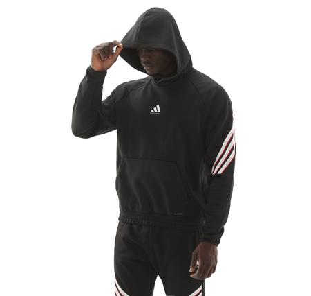 adidas Crazywarm Hoody Erkek Sweatshirt Siyah
