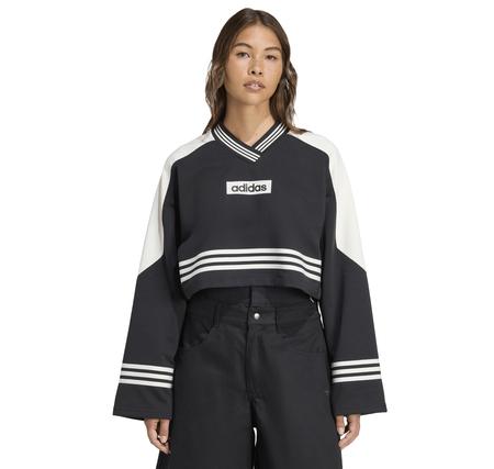 adidas Crew Sweatshırt Kadın Sweatshirt Siyah