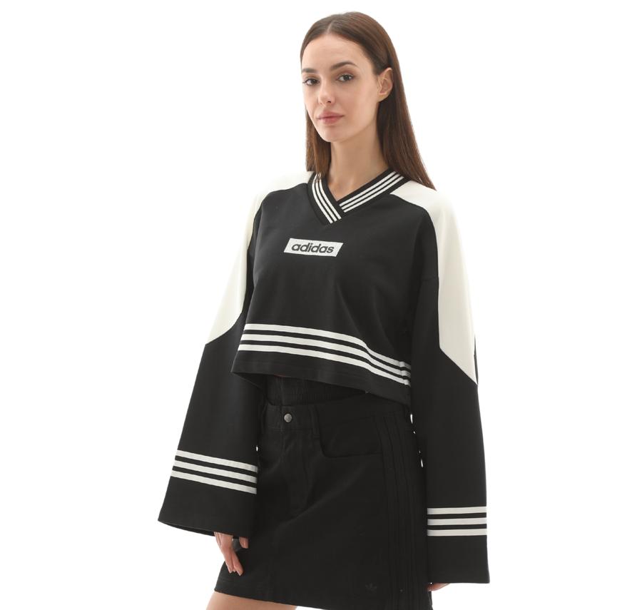 adidas Crew Sweatshırt Kadın Sweatshirt Siyah adidas Crew Sweatshırt Kadın Sweatshirt Siyah