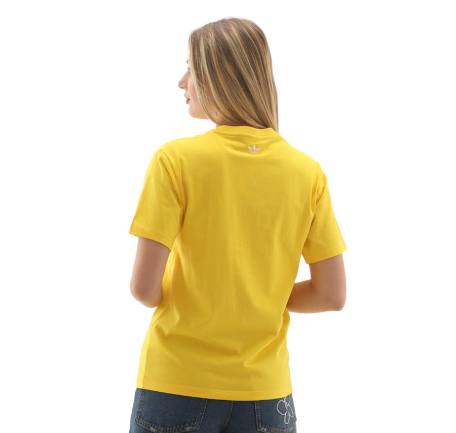 adidas Cyclone Tee Kadın T-Shirt Sarı adidas Cyclone Tee Kadın T-Shirt Sarı