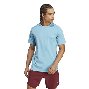 adidas D4T Cord Wo Tee Erkek T-Shirt Açık Mavi