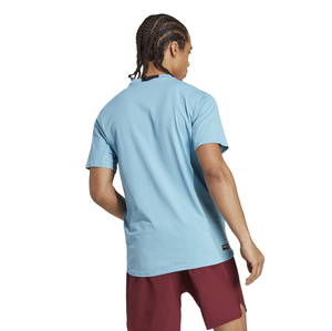adidas D4T Cord Wo Tee Erkek T-Shirt Açık Mavi