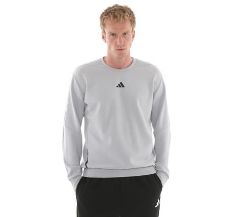 adidas D4T Crew Sweats Erkek Sweatshirt Gri
