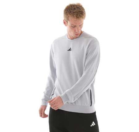 adidas D4T Crew Sweats Erkek Sweatshirt Gri