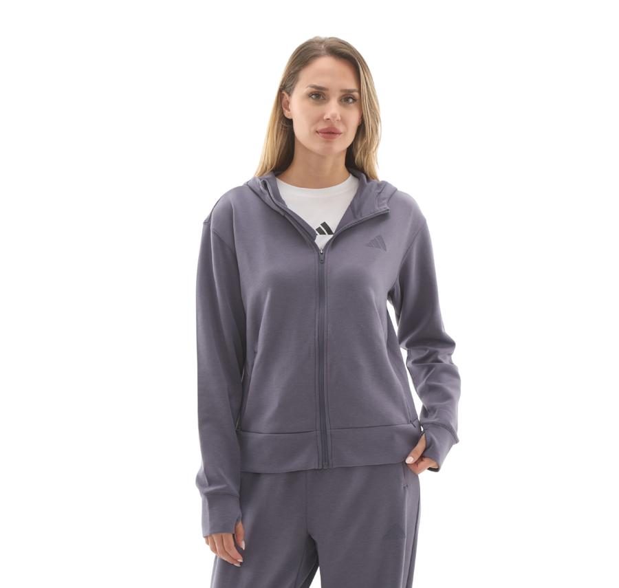 adidas D4T Fz Hoodıe Kadın Ceket Mor adidas D4T Fz Hoodıe Kadın Ceket Mor