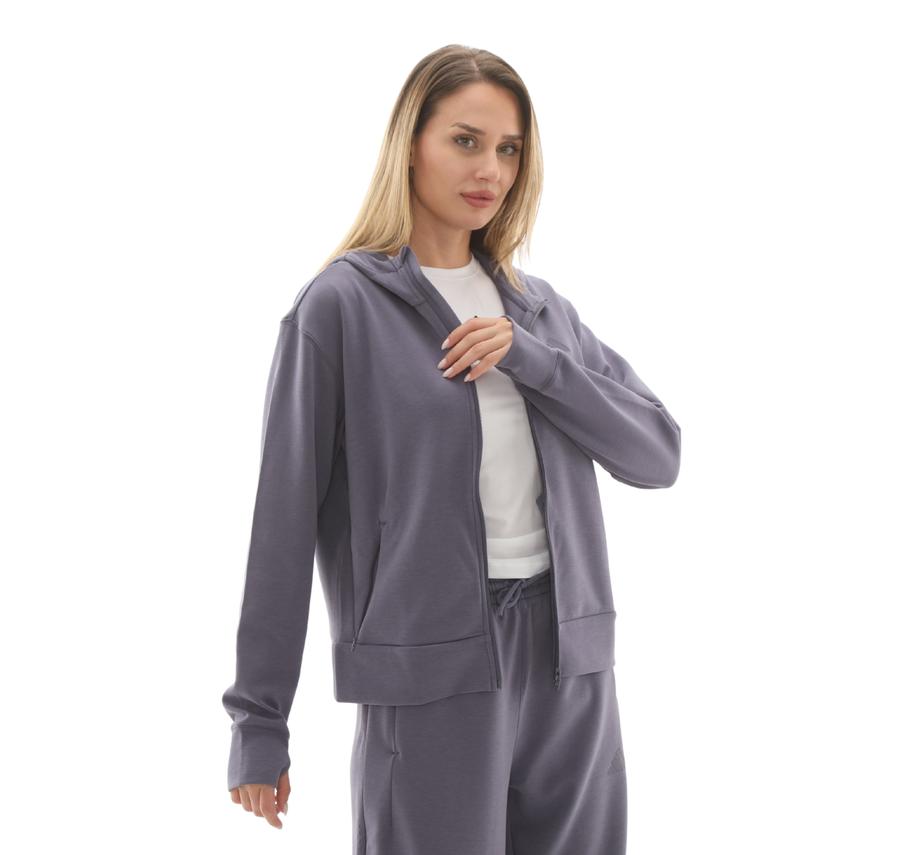 adidas D4T Fz Hoodıe Kadın Ceket Mor adidas D4T Fz Hoodıe Kadın Ceket Mor