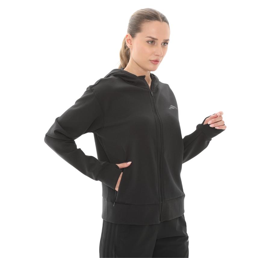 adidas D4T Fz Hoodıe Kadın Ceket Siyah adidas D4T Fz Hoodıe Kadın Ceket Siyah