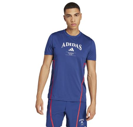 adidas D4T Herıtage Tee Erkek T-Shirt Mavi