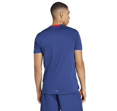 adidas D4T Herıtage Tee Erkek T-Shirt Mavi