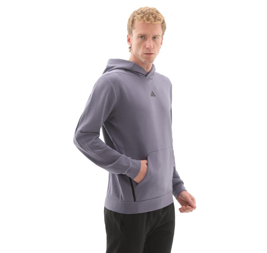 adidas D4T Hoodıe Erkek Sweatshirt Mor adidas D4T Hoodıe Erkek Sweatshirt Mor