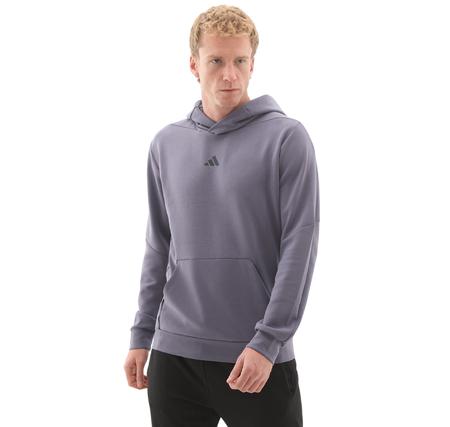 adidas D4T Hoodıe Erkek Sweatshirt Mor