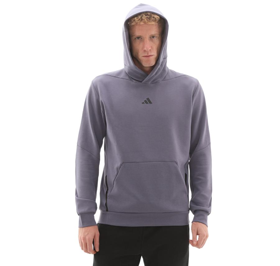 adidas D4T Hoodıe Erkek Sweatshirt Mor adidas D4T Hoodıe Erkek Sweatshirt Mor