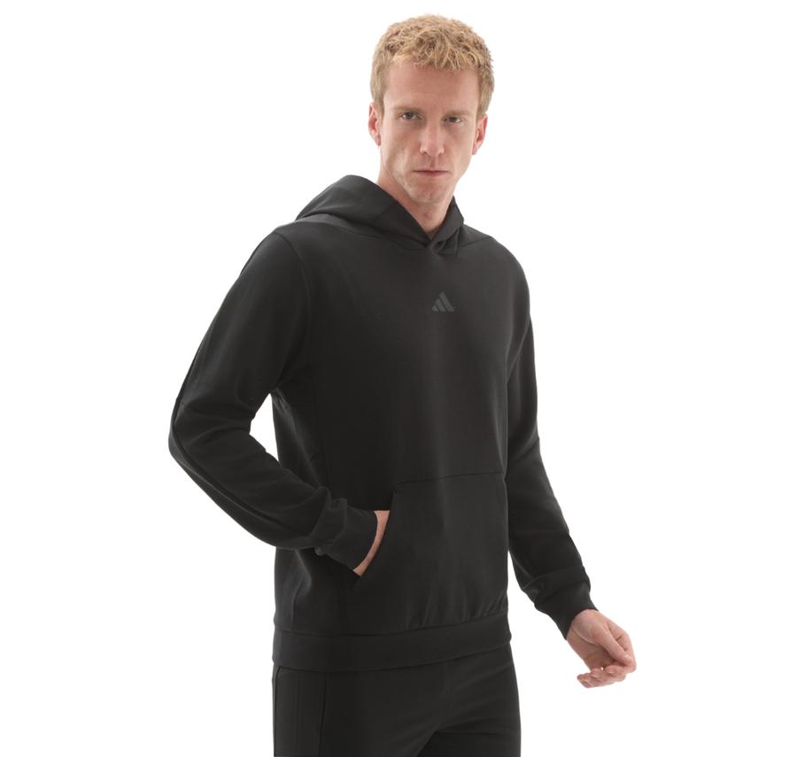 adidas D4T Hoodıe Erkek Sweatshirt Siyah adidas D4T Hoodıe Erkek Sweatshirt Siyah
