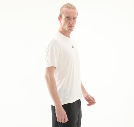 adidas D4T Int. Tee Erkek T-Shirt Beyaz