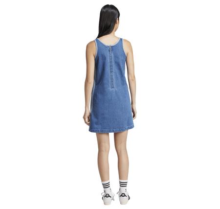adidas Denım 3S Dress Kadın Elbise - Etek Lacivert