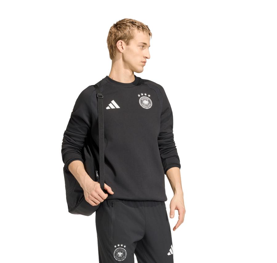 adidas Dfb Almanya Tt Cr Erkek Sweatshirt Siyah adidas Dfb Almanya Tt Cr Erkek Sweatshirt Siyah