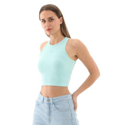 adidas Ess Rıb Tank Kadın T-Shirt Açık Mavi