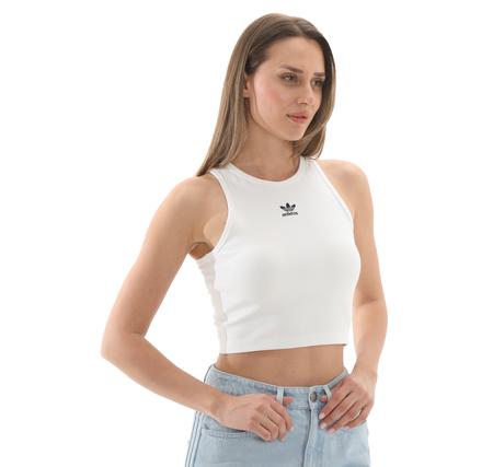 adidas Ess Rıb Tank Kadın T-Shirt Beyaz
