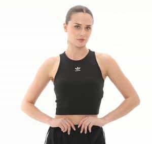 adidas Ess Rıb Tank Kadın T-Shirt Siyah