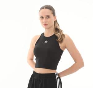 adidas Ess Rıb Tank Kadın T-Shirt Siyah