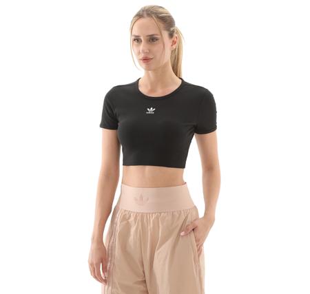 adidas Ess Rıb Tee Kadın T-Shirt Siyah