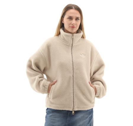 adidas Ess Teddy Jkt Kadın Ceket Krem adidas Ess Teddy Jkt Kadın Ceket Krem