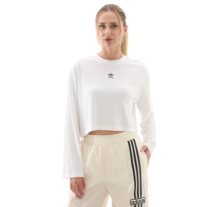 adidas Ess Wr Ls Kadın Sweatshirt Beyaz