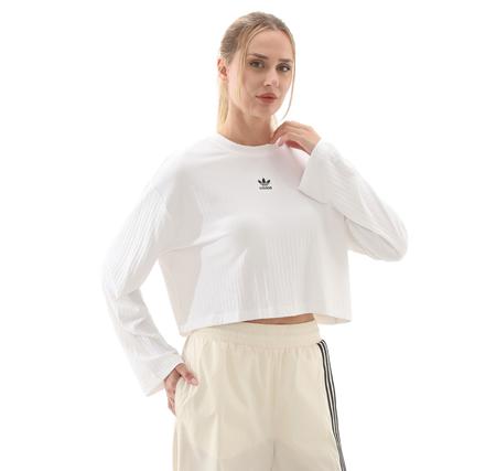 adidas Ess Wr Ls Kadın Sweatshirt Beyaz