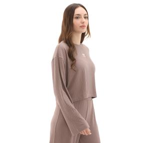 adidas Ess Wr Ls Kadın T-Shirt Sütlü Kahve