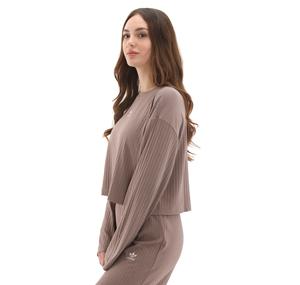 adidas Ess Wr Ls Kadın T-Shirt Sütlü Kahve