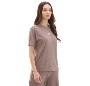 adidas Ess Wr Tee Kadın T-Shirt Sütlü Kahve