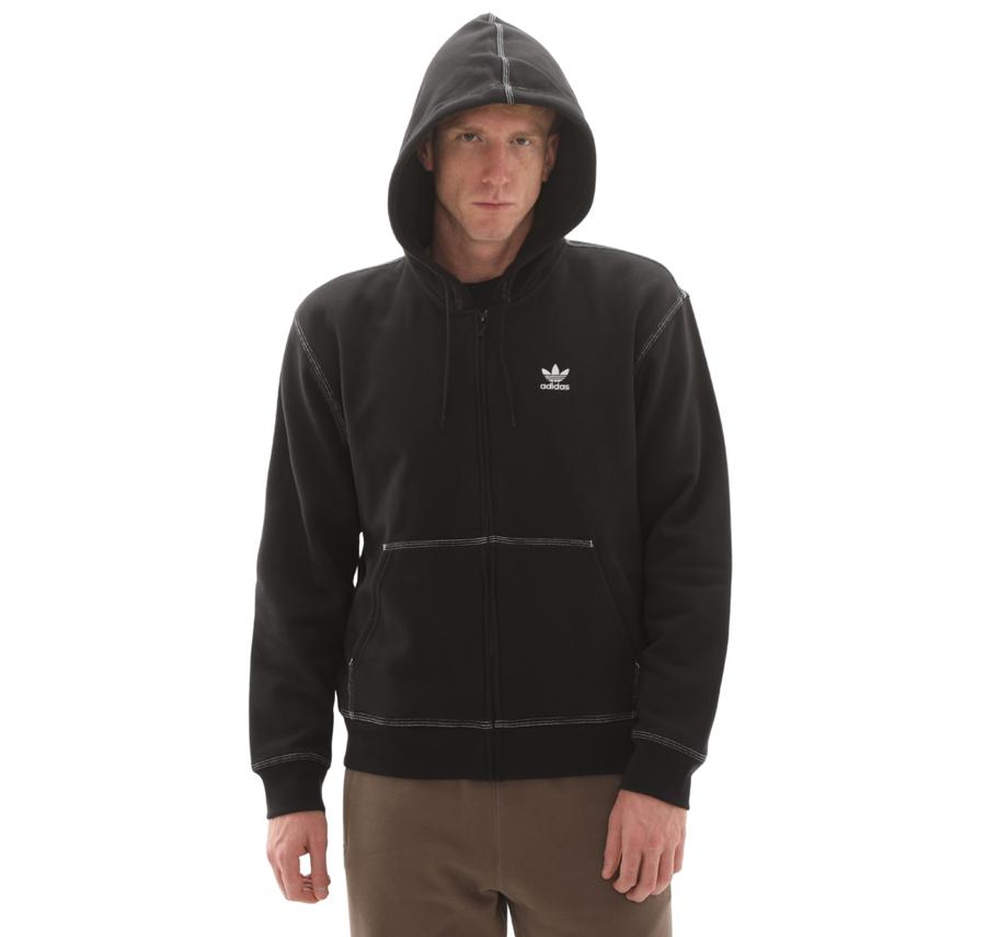 adidas Essentıals Fzhd Erkek Ceket Siyah adidas Essentıals Fzhd Erkek Ceket Siyah