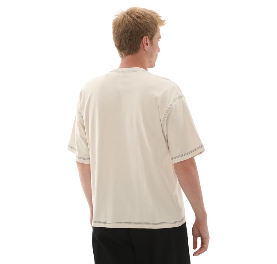 adidas Essentıals Tee Erkek T-Shirt Krem adidas Essentıals Tee Erkek T-Shirt Krem