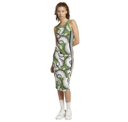 adidas Farm Dress Kadın Elbise - Etek Yeşil