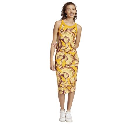 adidas Farm Dress Kadın Elbise - Etek Sarı