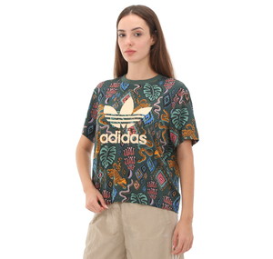 adidas Farm Tee Kadın T-Shirt Gri