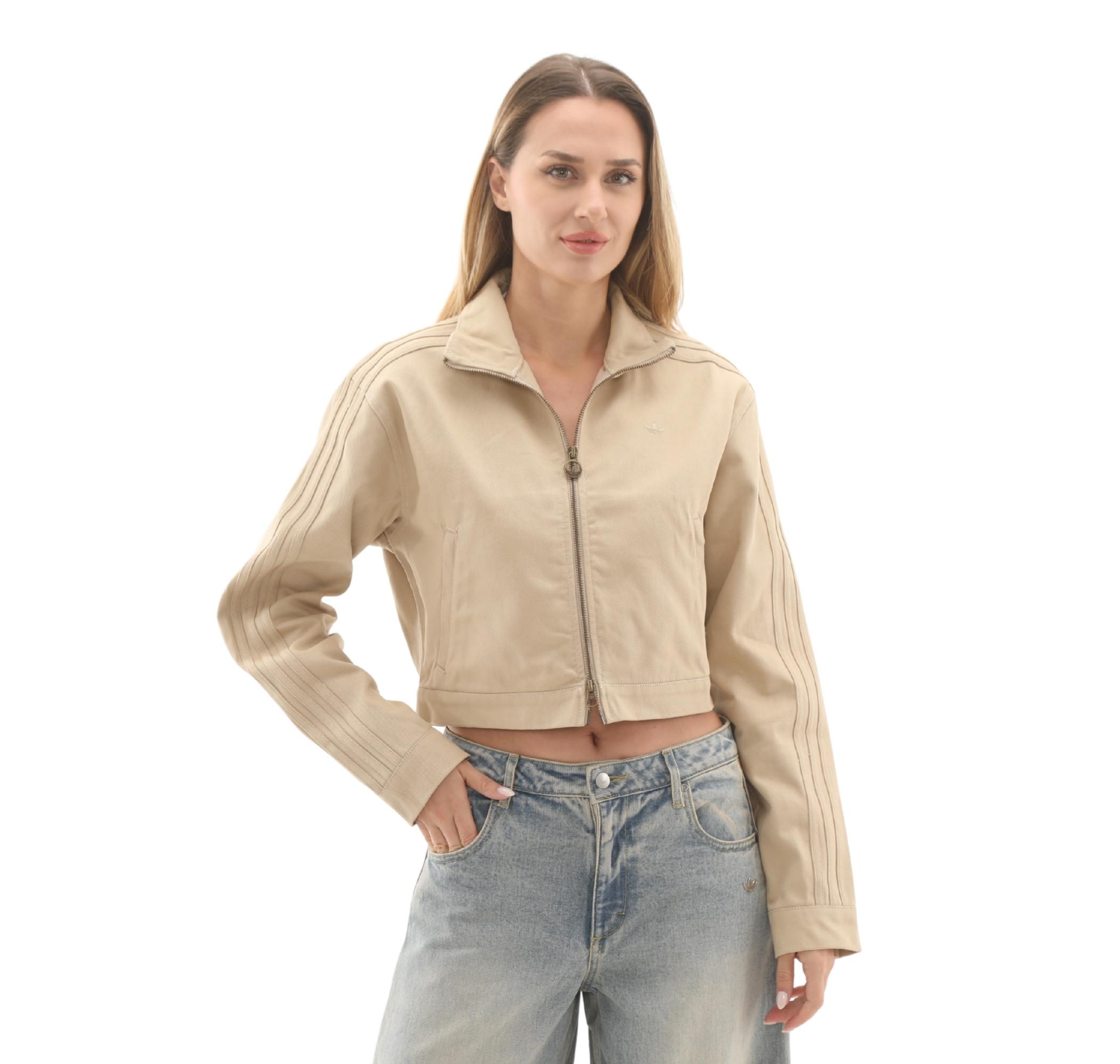 Женская куртка adidas Fb Crop Tt Krem
