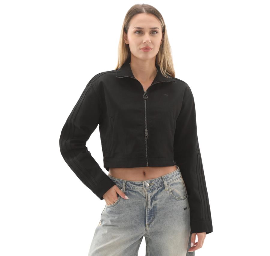 adidas Fb Crop Tt Kadın Ceket Siyah adidas Fb Crop Tt Kadın Ceket Siyah