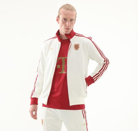 adidas Fc Bayern 125 Tt Erkek Ceket Beyaz