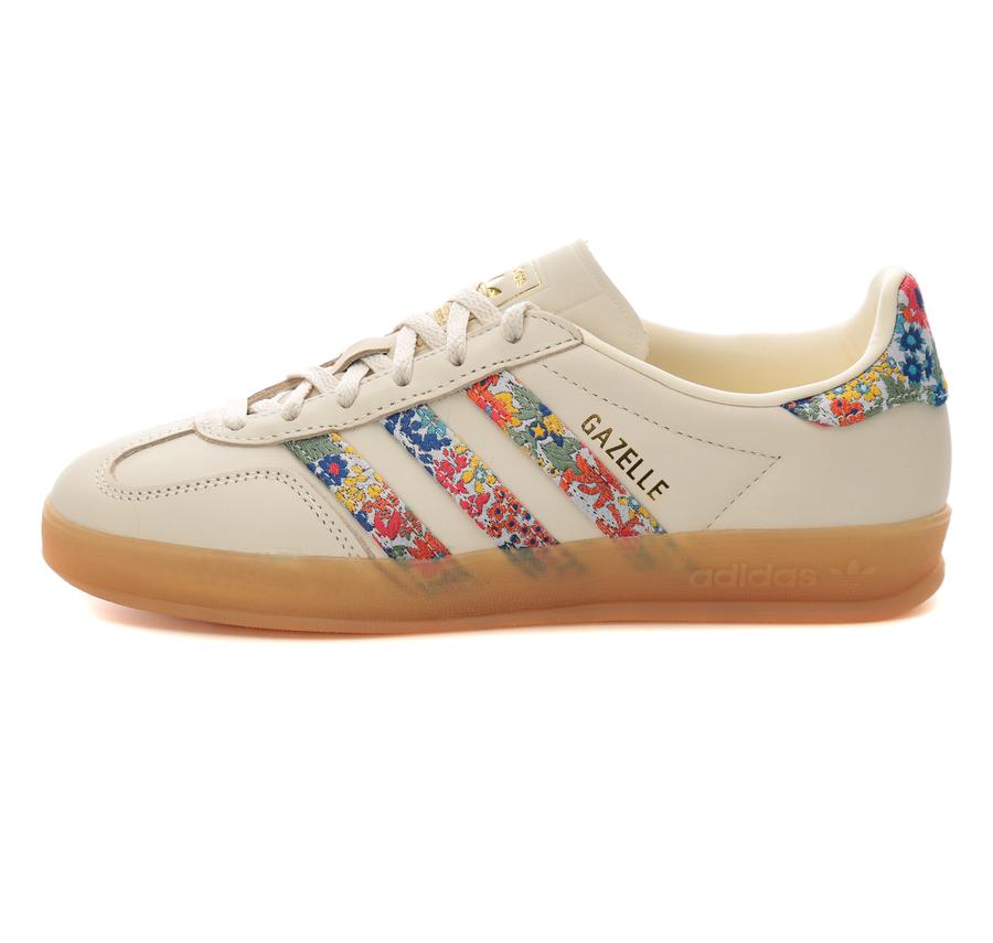 adidas Gazelle Indoor X Liberty London Kadın Spor Ayakkabı Beyaz