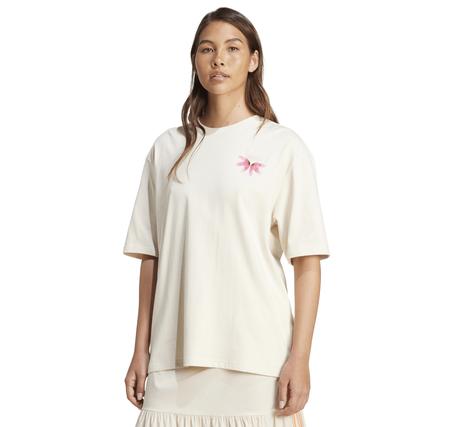 adidas Gfx Tee Kadın T-Shirt Krem