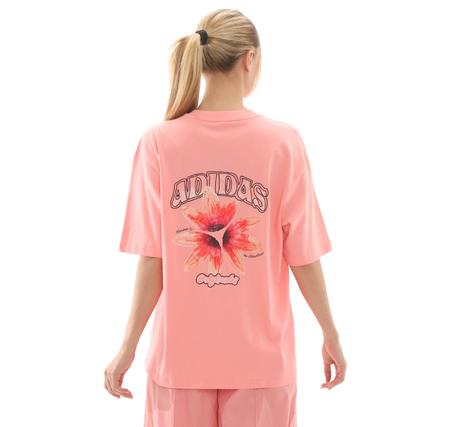 adidas Gfx Tee Kadın T-Shirt Pembe